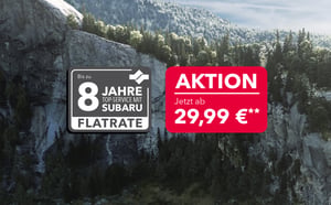Subaru Top-Service Flatrate Signet und Aktionsbanner ab 29,99 Euro