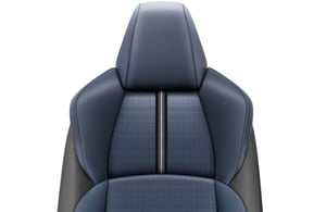 E-OUTBACK Sitze Lederpolster in blau-schwarz