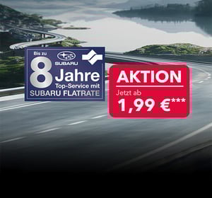 8 Jahre Flatrate Badge mit Aktionsbanner