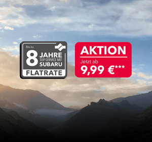 8 Jahre Flatrate Badge mit Aktionsbanner für BEV-Modelle