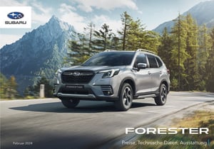 Forester PTA Cover MJ24