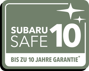 Subaru Neuwagen-Garantie Badge: 10 Jahre