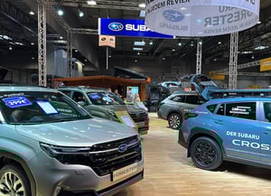 Subaru Messestand auf Jagd & Hund Messe